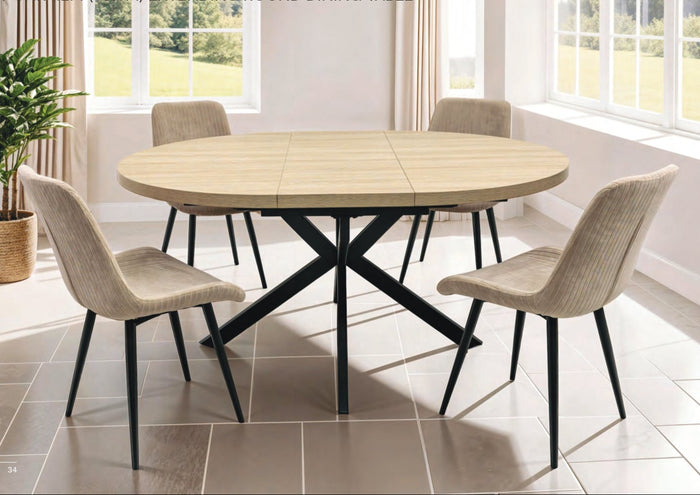 Sloan Extending Round Dining Set