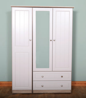 Aurora 3 door 2 drawer wardrobe