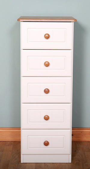 Aurora 5 drawer bedside