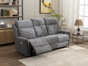 Brooke Electric Reclining 3 Seat Sofa