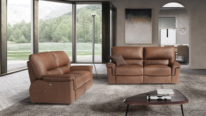 Leonidas Leather 3 Seat Sofa